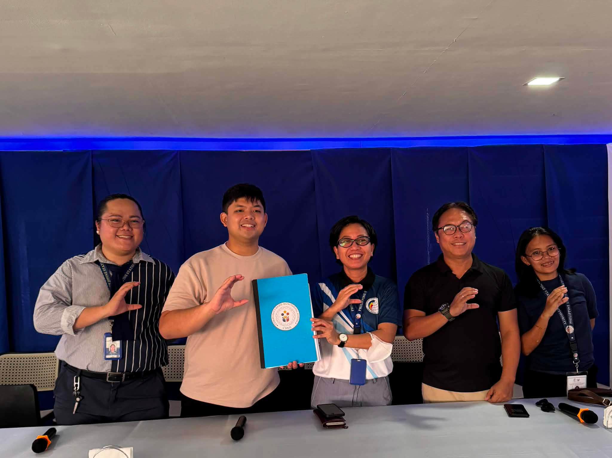 Turnover Ceremony of the Community-Based Monitoring System (CBMS)