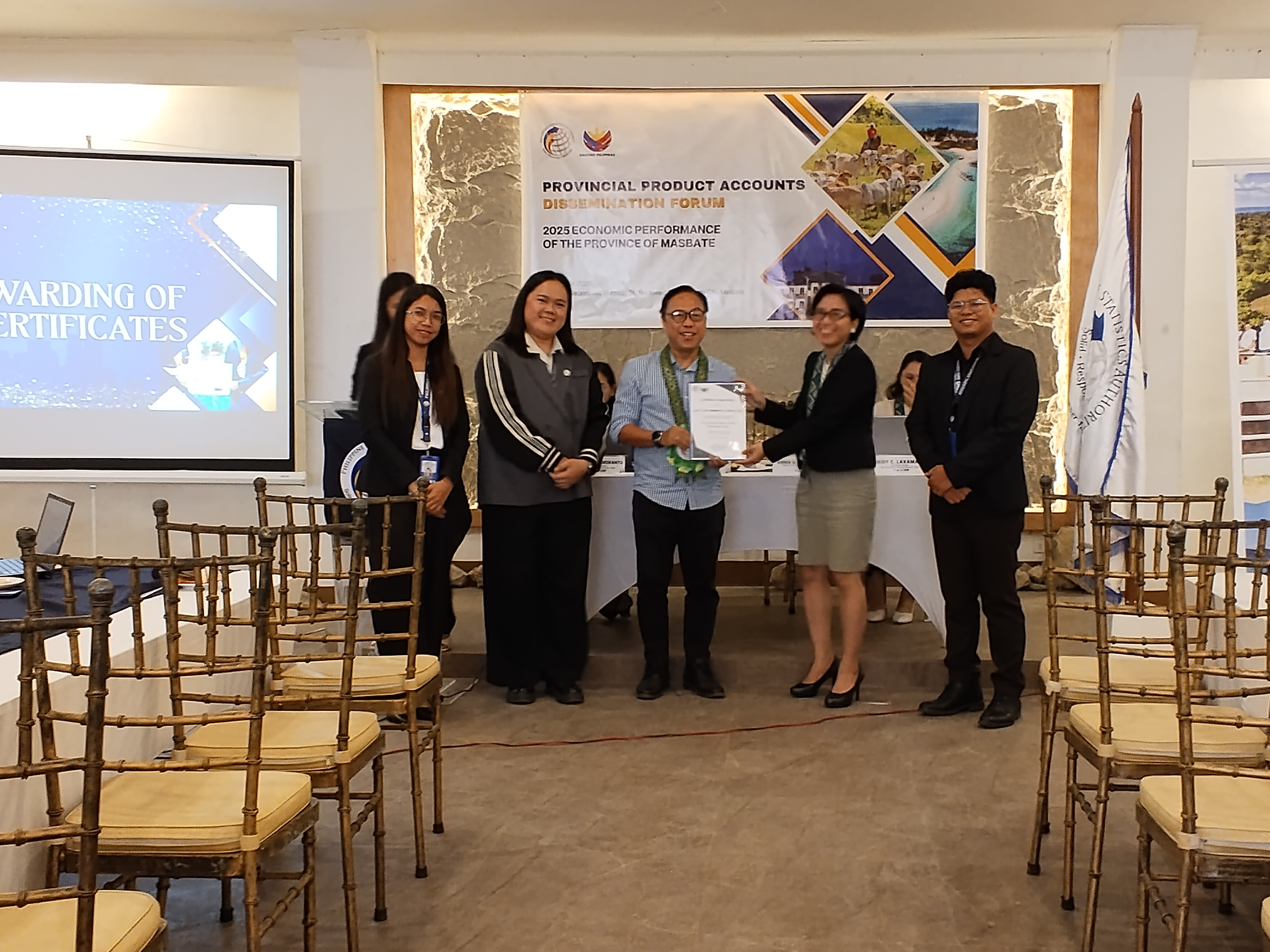 Masbate Highlights 2025 Economic Performance at Provincial Product Accounts Dissemination Forum