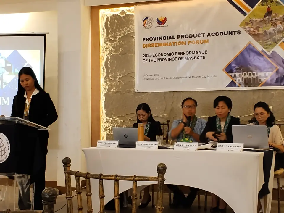 Masbate Highlights 2025 Economic Performance at Provincial Product Accounts Dissemination Forum