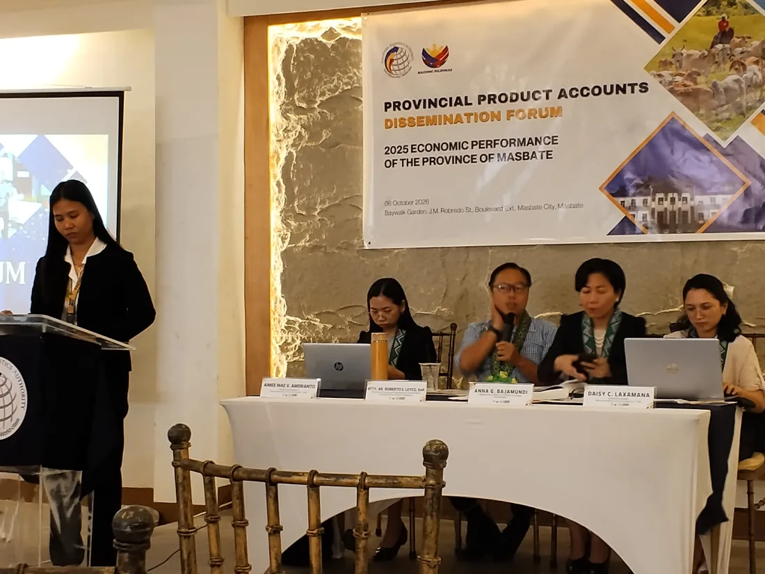 Masbate Highlights 2025 Economic Performance at Provincial Product Accounts Dissemination Forum · Photo 1