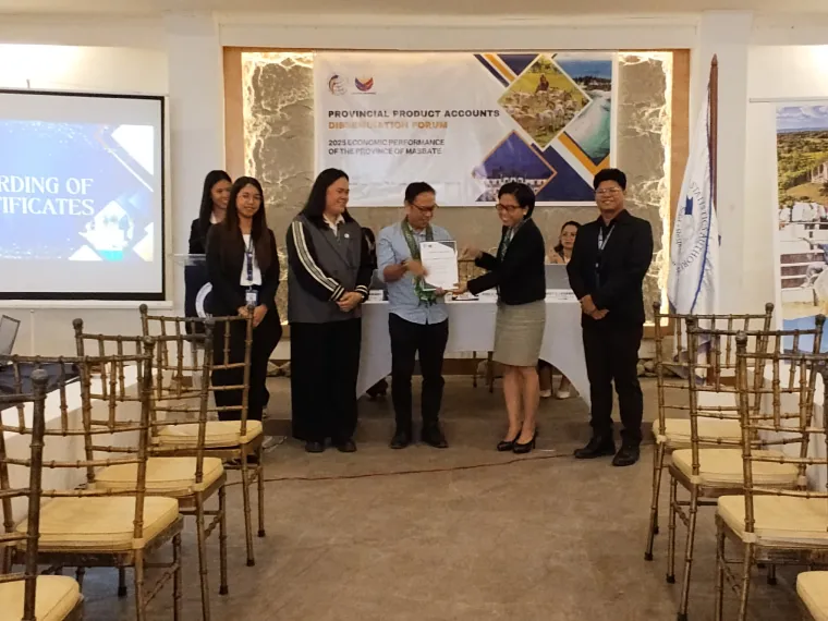 Masbate Highlights 2025 Economic Performance at Provincial Product Accounts Dissemination Forum · Photo 2